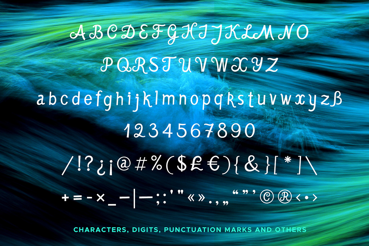Mur Typeface preview 3