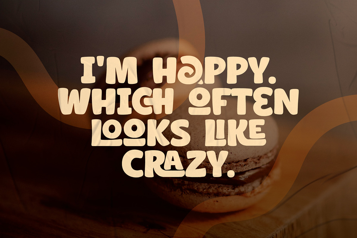 Buhega Chocoo – Bold Food Font, a Font by Lettermine (Photo 6 of 9)