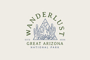 Vintage Outdoor Line Art Badge, an Object Graphic by Sandewo (Thumbnail 12 of 13)