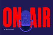 onAir1933, a Font by YearZero.xyz (Thumbnail 1 of 6)