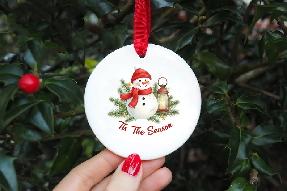 Tis The Season Snowman PNG, an Illustration by DreamArtGraphic (Photo 5 of 5)