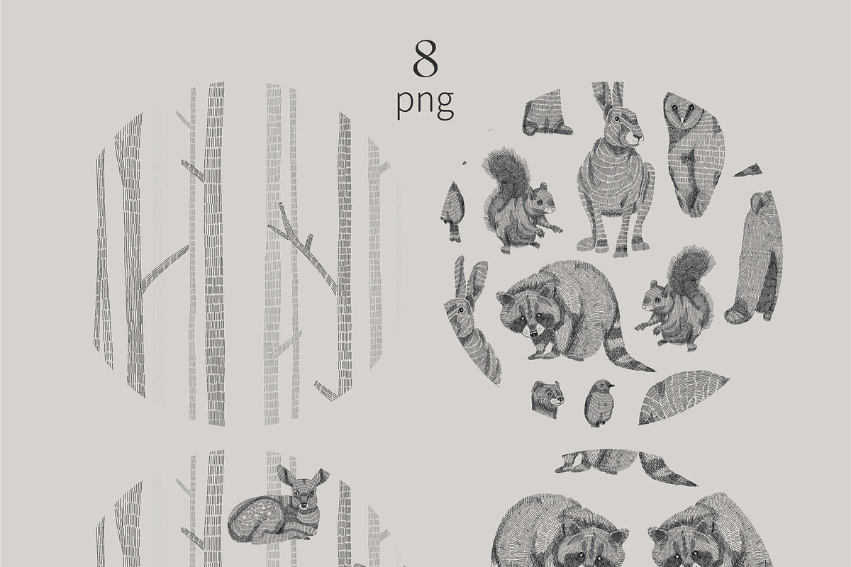Forest pattern, a Pattern Graphic by Elona Laff (Photo 3 of 5)