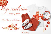 Matryoshka doll - kids collection, an Illustration by Linerisyart (Thumbnail 4 of 10)