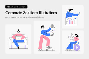 Bundle of Corporate Solutions, a Work Illustration by Creative Stall