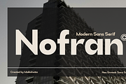 Nofran–Modern Neo Grotesk Sans Serif, a Sans Serif Font by MaikoHatta (Thumbnail 1 of 8)