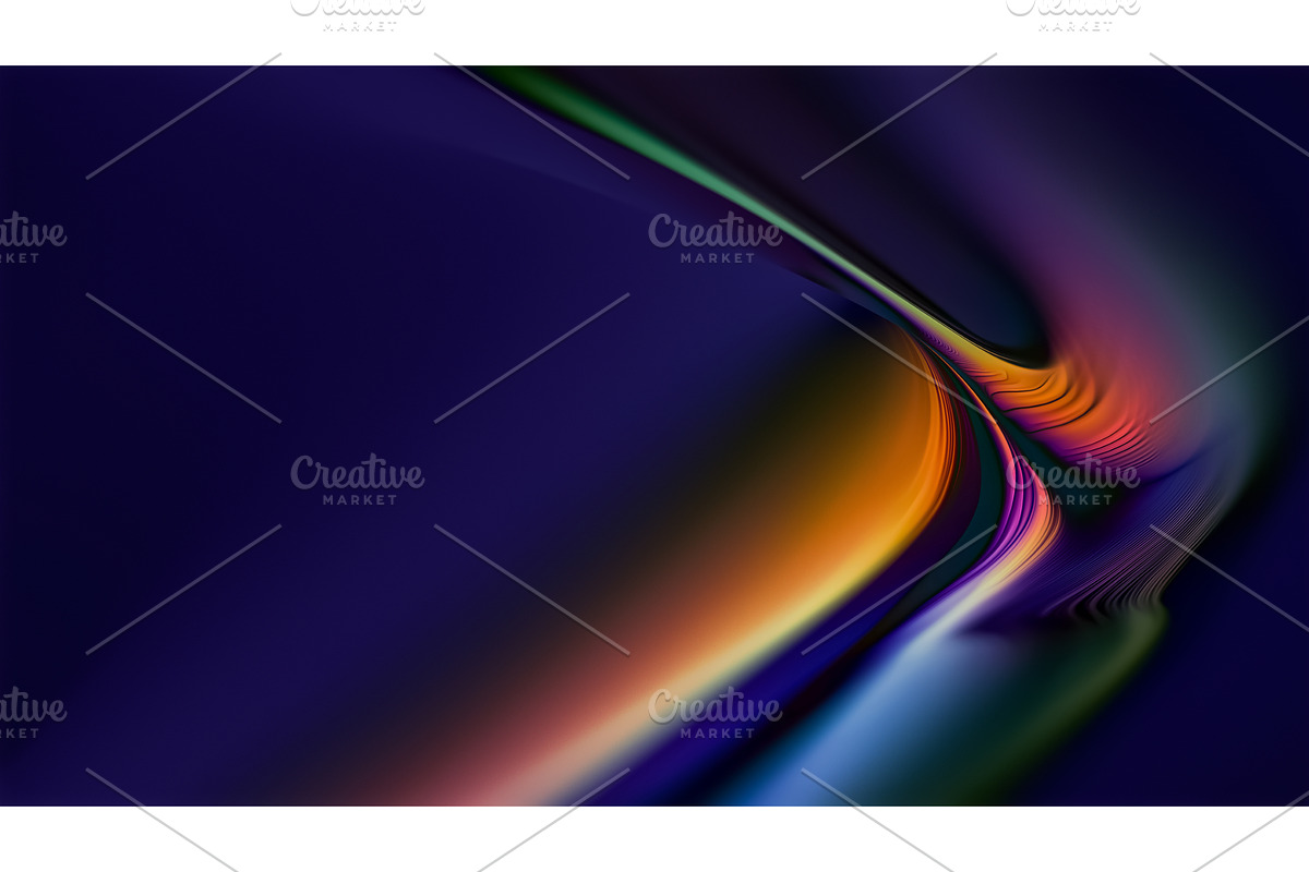 Colorful Abstract Design With, an Illustration by BazziBa♥
