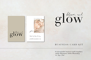 Minimalist Business Cards AI EPS PSD, a Templates & Theme by Bonnie Duijs