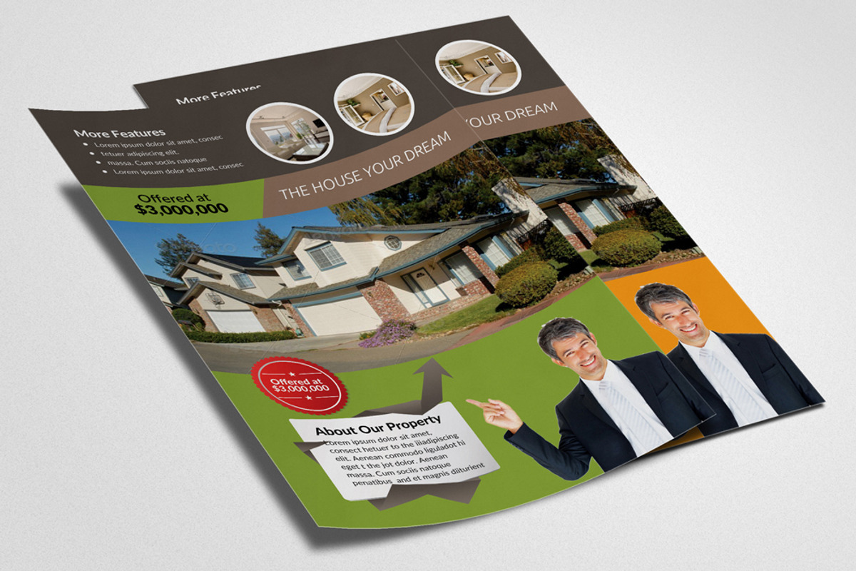 Real Estate Agency PSD Flye, a Flyer Template by Business Flyers (Photo 3 of 4)