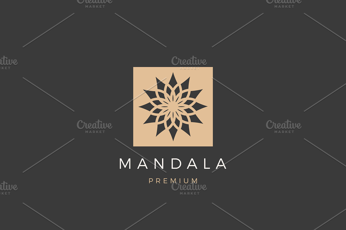 Simple Mandala Logo Design