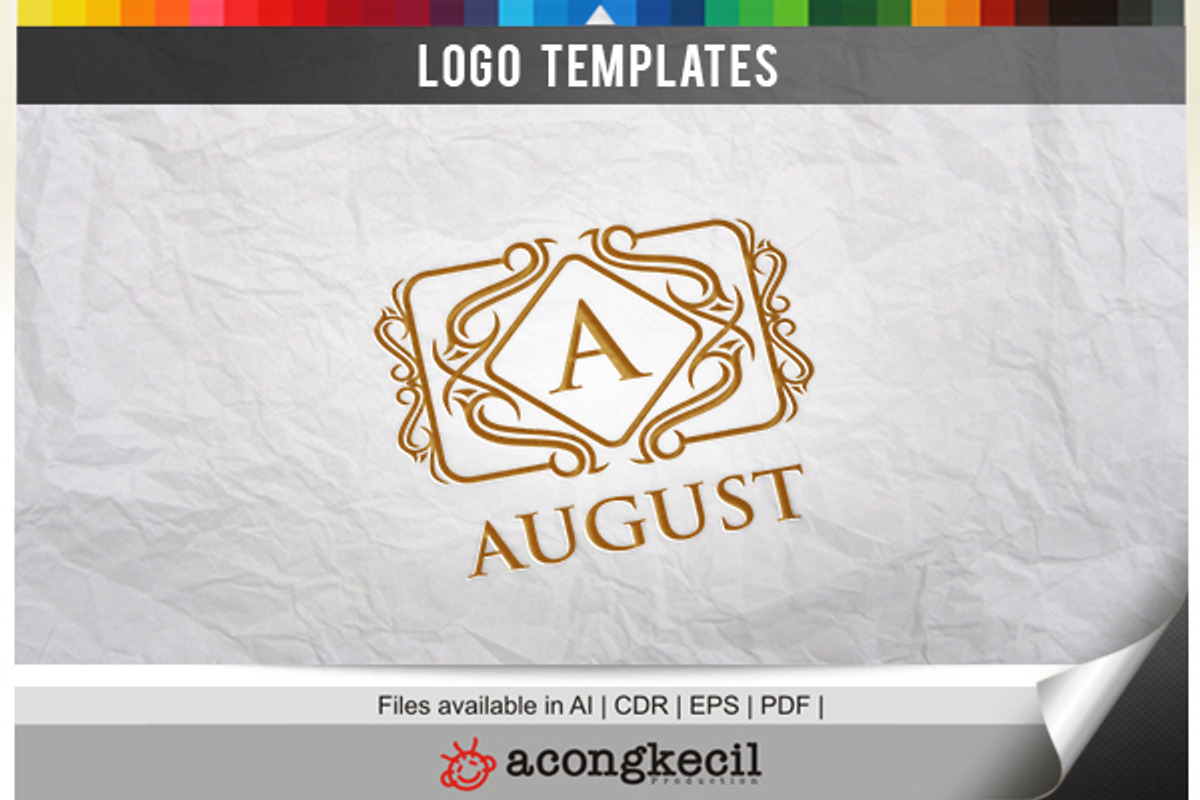 August, a Branding & Logo Template by Acongraphic