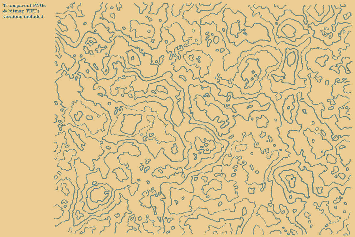 The Shop | Hand-drawn vector map patterns