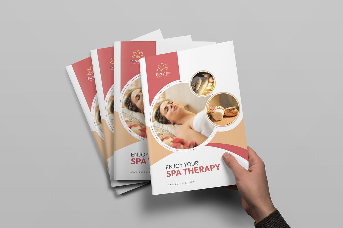 Spa & Beauty Salon Catalog Brochure, a Brochure Template by VectStock (Photo 5 of 7)