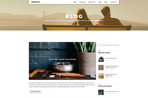 Creative One Multi Page PSD Template