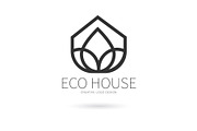 Eco house logo, a Branding & Logo Template by Logocreative (Thumbnail 2 of 3)