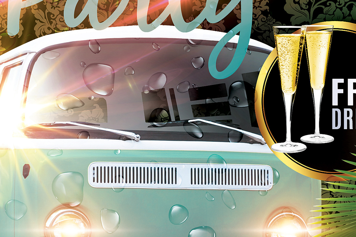 Beach Party, a Flyer Template by tmcom (Photo 2 of 2)