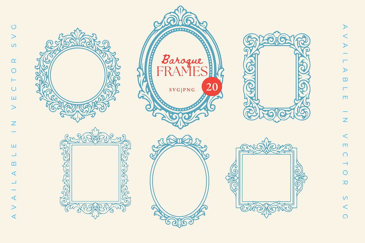 202 Whimsical Frames Collection, a Decorative Illustration by NassyArt (Photo 24 of 33)