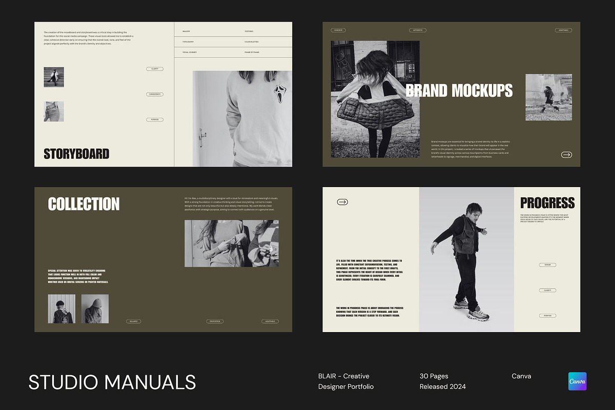 BLAIR – Creative Designer Portfolio, a Social Media Template by Studio Manuals (Photo 4 of 8)