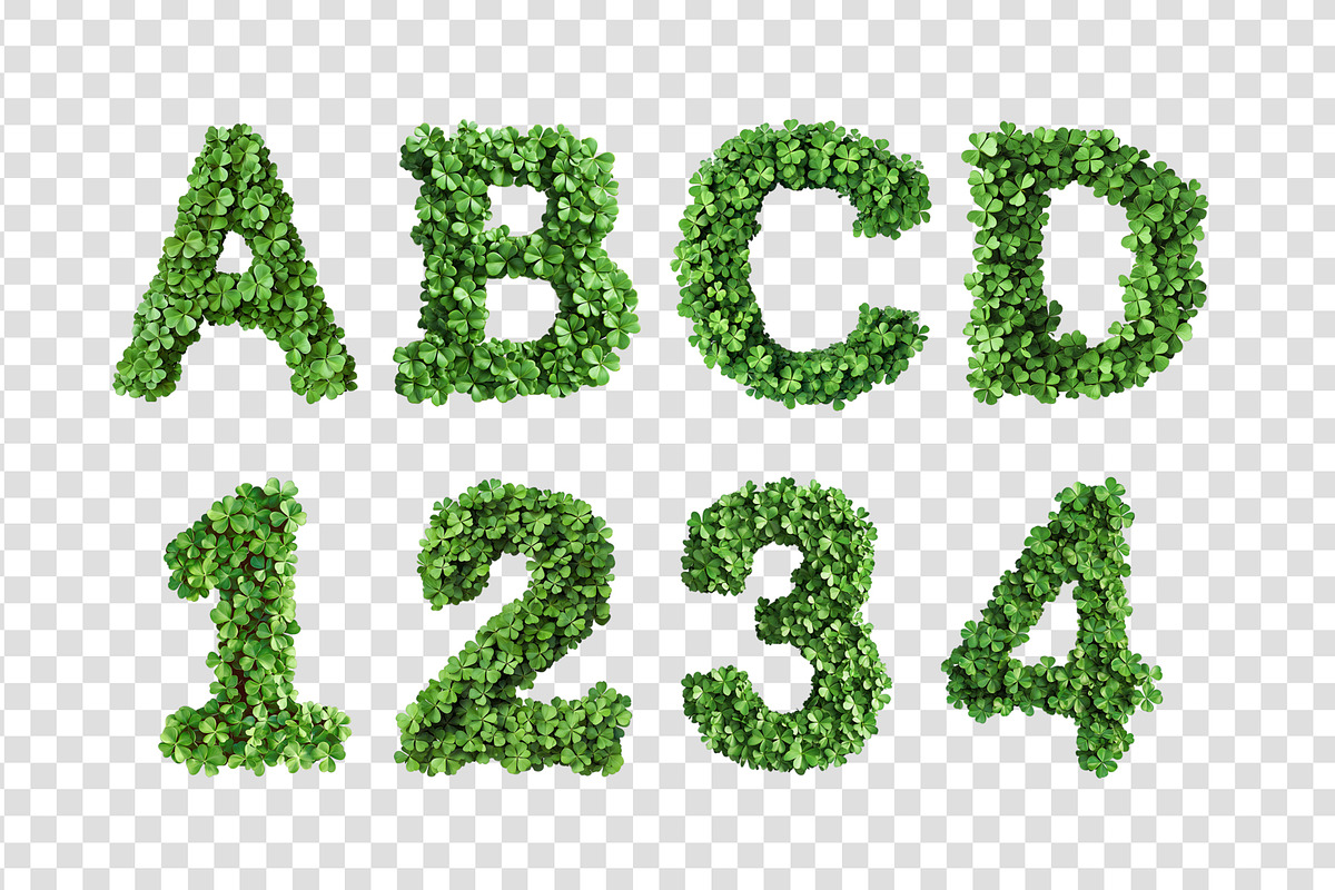Shamrock, a Symbol Font by Loudoun Design Co. (Photo 6 of 6)