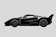 Classic Car Vector Bundle, an Illustration by Amazin_art (Thumbnail 5 of 9)