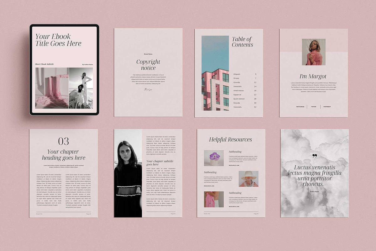 ROSE | Canva eBook Template, a Magazine Template by Sierra Creative Studio (Photo 7 of 13)