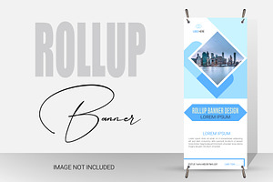 Business Agency Roll-Up Banner Set, a Poster Template by hkmonir
