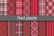 #47 Red Fashion Patterns, a Pattern Graphic by Plaid4You (Thumbnail 1 of 9)