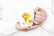 Mushrooms Forest watercolor painting, an Object Illustration by Hanna Hryharenka (Thumbnail 6 of 11)
