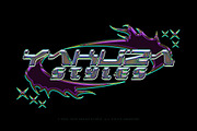 Y2K Chrome Text Effects, a Layer Style Add-On by Hyperpix Productions (Thumbnail 8 of 16)