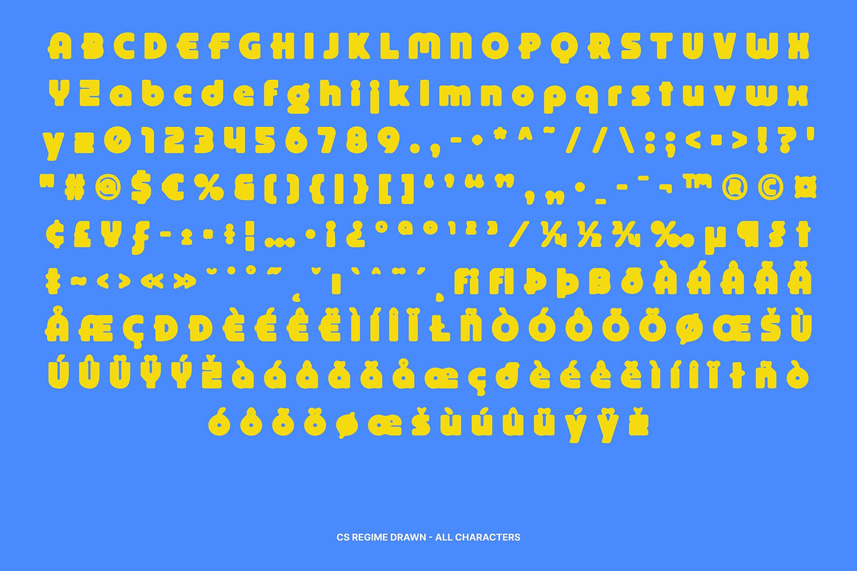 CS Regime Drawn, a Sans Serif Font by Craft Supply Co. (Photo 7 of 8)