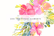 Tropical Paradise-watercolor set, an Object Graphic by Kseniya_design (Thumbnail 12 of 12)
