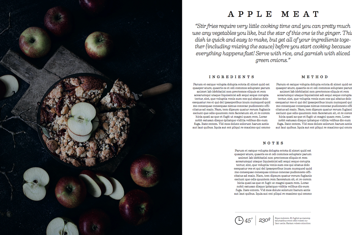 Cookbook / Recipe Book Template, a Brochure Template by ADD+ (Photo 10 of 16)