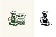 Chef Write a Vegan Food Recipe Logo, a Branding & Logo Template by Enola99d (Thumbnail 3 of 3)