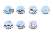 15 Flat Bike Icons, an Icon by Iconify.it (Thumbnail 3 of 10)
