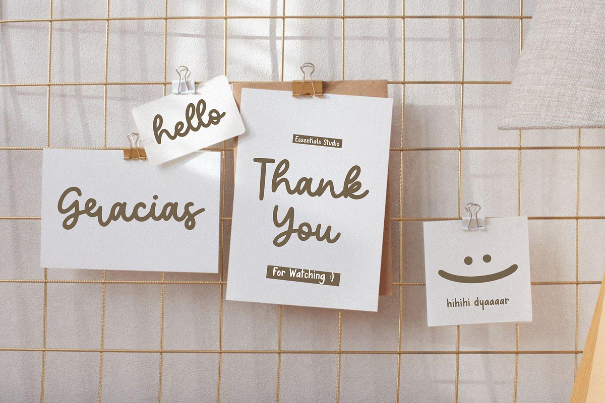 Lemonylac, a Script Font by Essentials Studio (Photo 10 of 10)