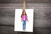 Lucy's Outfits - Watercolor Clipart, an Illustration by Mashamashastu (Thumbnail 8 of 8)