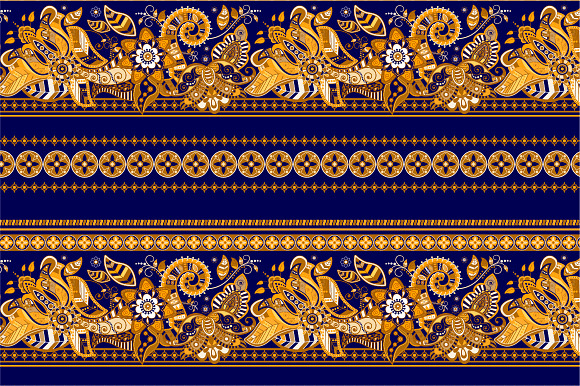 Golden seamless pattern preview 2