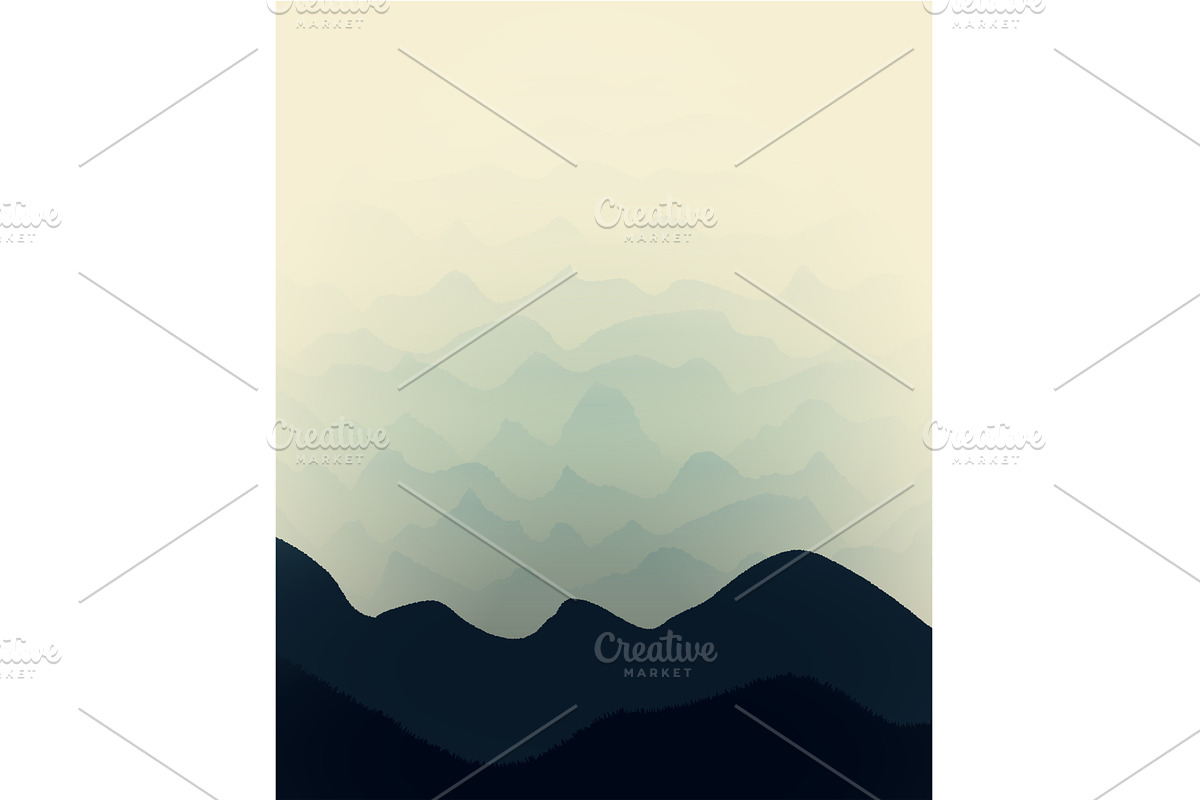 Vector vertical illustration, an Illustration by piter.goskov