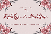 Farisky Marlline - Lovely Calligraph, a Script Font by StringLabs (Thumbnail 1 of 10)