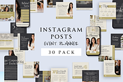 EVENT PLANNER INSTAGRAM POSTS, a Social Media Template by Daring Digies (Thumbnail 2 of 10)