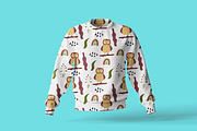 Owl Seamless Pattern, a Pattern Graphic by Digital Studio (Thumbnail 4 of 6)