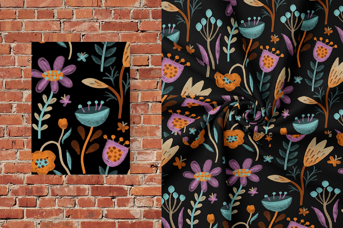 Naive Folk – Seamless Patterns, a Pattern Graphic by Alona Savchuk (Photo 6 of 10)