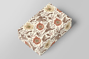 Seamless Set Flowers Poppy Poppies, a Pattern Graphic by Vintage (Thumbnail 8 of 11)