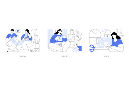 Hands-on hobby isolated cartoon, a Person Illustration by Visual Generation