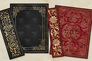 5x7 Ornate Book Covers