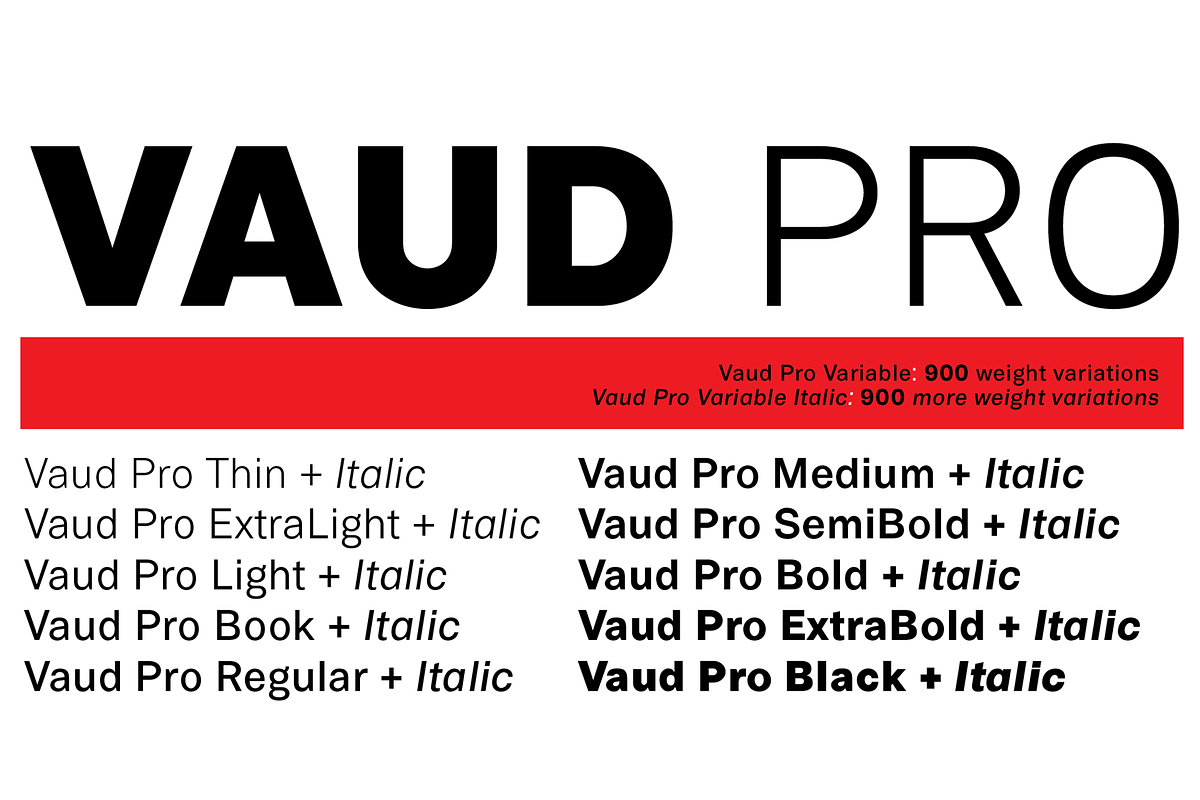 Vaud Pro Variable, a Sans Serif Font by Wordshape (Photo 1 of 13)