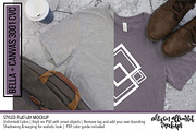Edit Shirt Color! Mens 3001 Mockup, a Product Mockup by Allison Affourtit Mocks (Thumbnail 1 of 4)