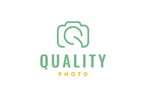 letter q camera photography logo, a Branding & Logo Template by devastd