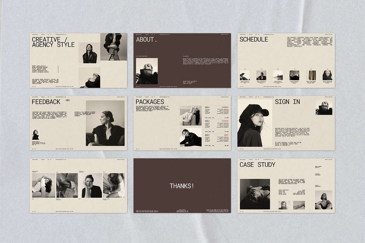 Clean Brand Identity Proposal Deck, a Presentation Template by Pixel Grid (Photo 10 of 10)
