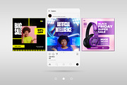 5 creative social media post design, a Social Media Template by graphic bakers (Thumbnail 5 of 5)