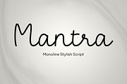 Mantra - lines stylish script font, a Script Font by Fontcastle (Thumbnail 1 of 5)